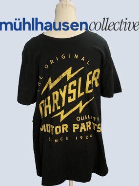 Goodfellow & Co Chrysler Graphic Tee Black Yellow Size M NWT